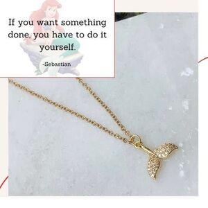 Ariel inspired necklace 🧜🏼‍♀️